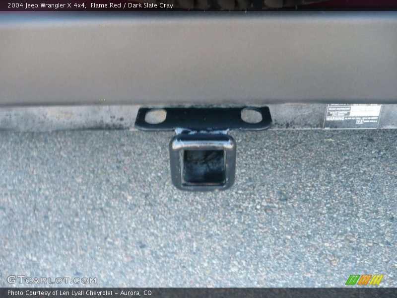 Flame Red / Dark Slate Gray 2004 Jeep Wrangler X 4x4