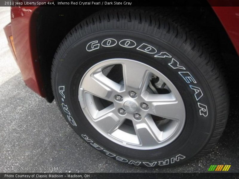 Inferno Red Crystal Pearl / Dark Slate Gray 2010 Jeep Liberty Sport 4x4