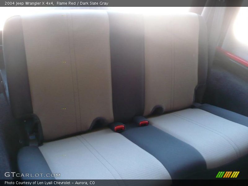 Flame Red / Dark Slate Gray 2004 Jeep Wrangler X 4x4