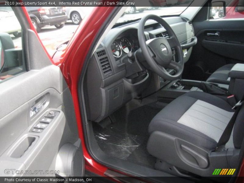 Inferno Red Crystal Pearl / Dark Slate Gray 2010 Jeep Liberty Sport 4x4