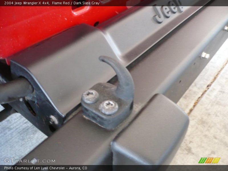 Flame Red / Dark Slate Gray 2004 Jeep Wrangler X 4x4