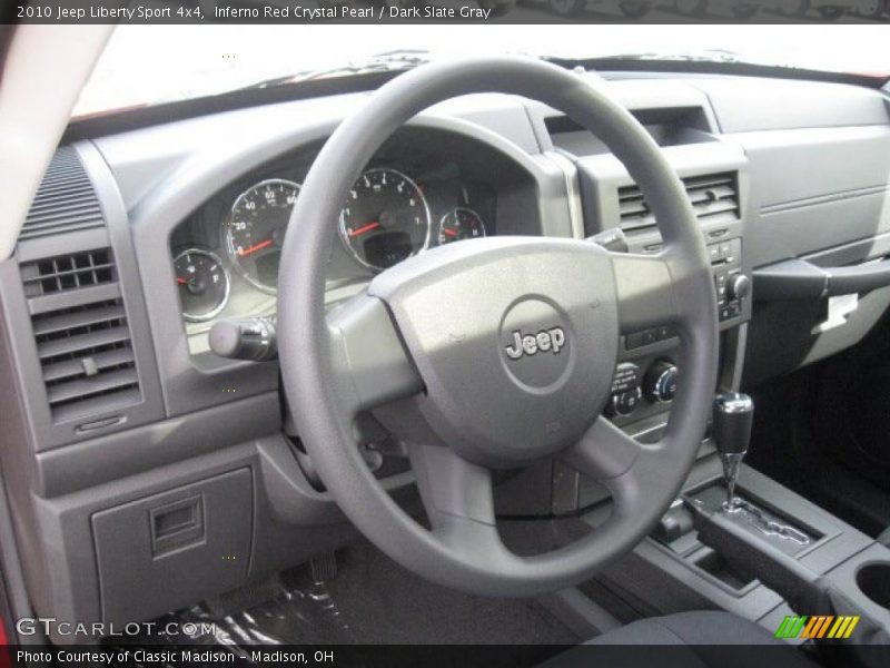 Inferno Red Crystal Pearl / Dark Slate Gray 2010 Jeep Liberty Sport 4x4