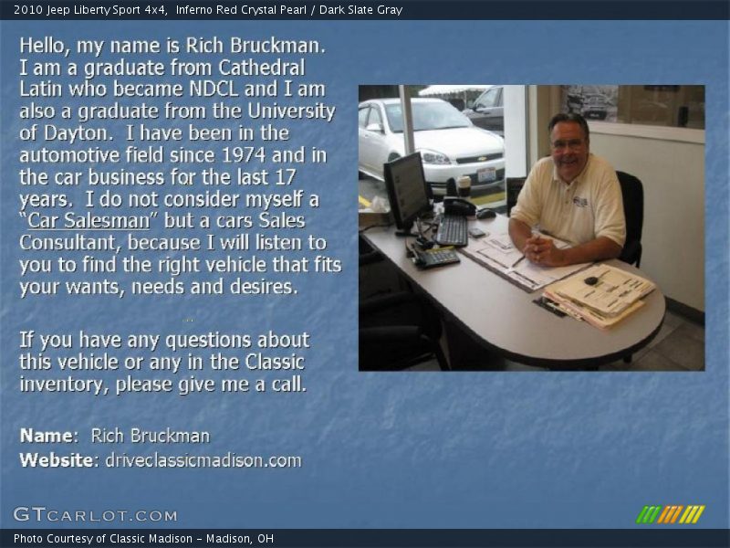 Inferno Red Crystal Pearl / Dark Slate Gray 2010 Jeep Liberty Sport 4x4