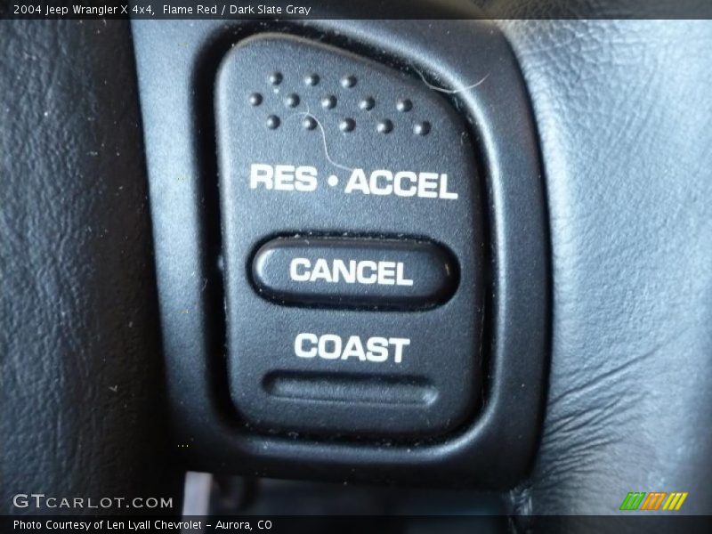 Flame Red / Dark Slate Gray 2004 Jeep Wrangler X 4x4