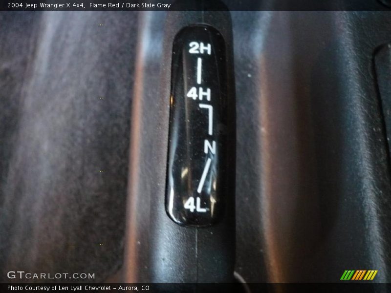 Flame Red / Dark Slate Gray 2004 Jeep Wrangler X 4x4