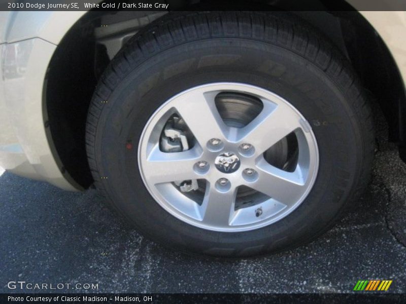 White Gold / Dark Slate Gray 2010 Dodge Journey SE
