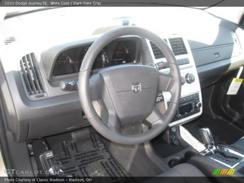 White Gold / Dark Slate Gray 2010 Dodge Journey SE