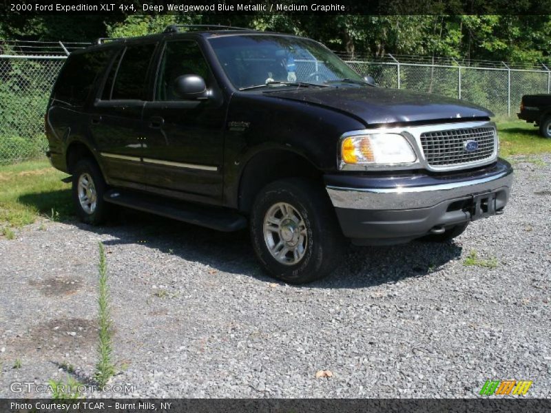 Deep Wedgewood Blue Metallic / Medium Graphite 2000 Ford Expedition XLT 4x4