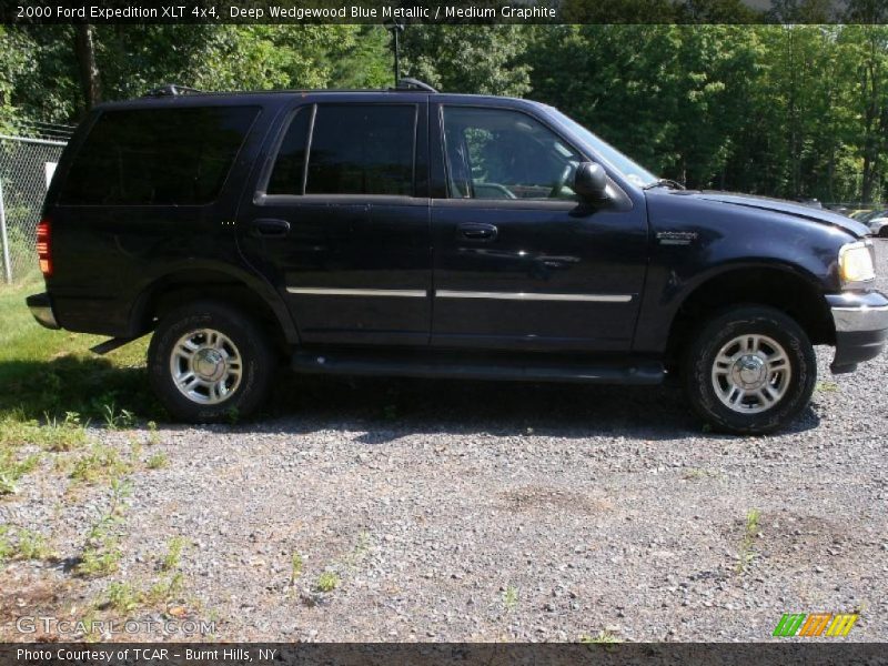 Deep Wedgewood Blue Metallic / Medium Graphite 2000 Ford Expedition XLT 4x4