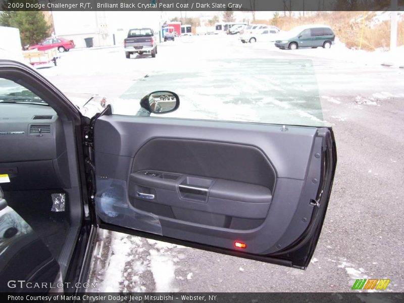 Brilliant Black Crystal Pearl Coat / Dark Slate Gray 2009 Dodge Challenger R/T