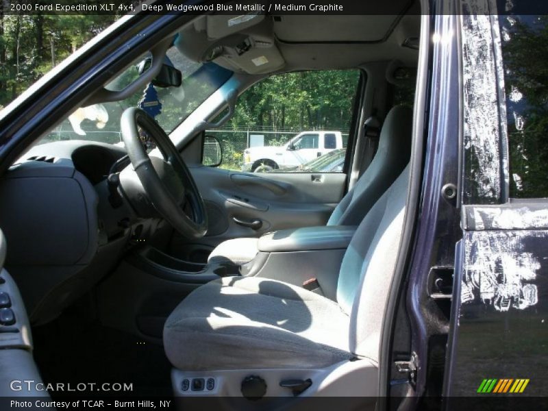 Deep Wedgewood Blue Metallic / Medium Graphite 2000 Ford Expedition XLT 4x4
