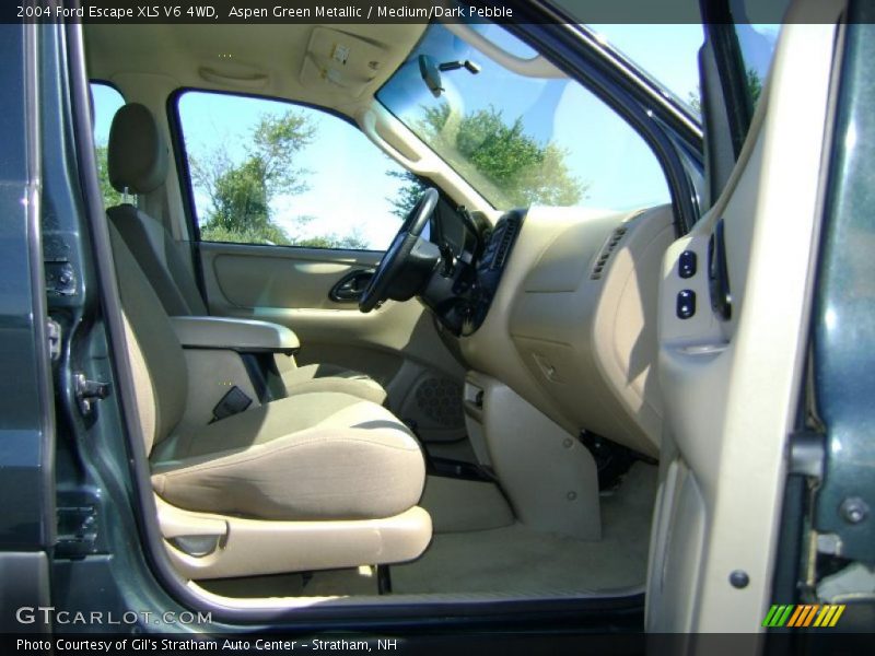 Aspen Green Metallic / Medium/Dark Pebble 2004 Ford Escape XLS V6 4WD
