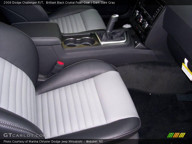 Brilliant Black Crystal Pearl Coat / Dark Slate Gray 2009 Dodge Challenger R/T