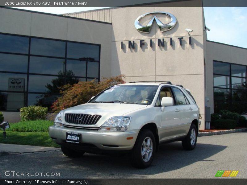 Pearl White / Ivory 2000 Lexus RX 300 AWD