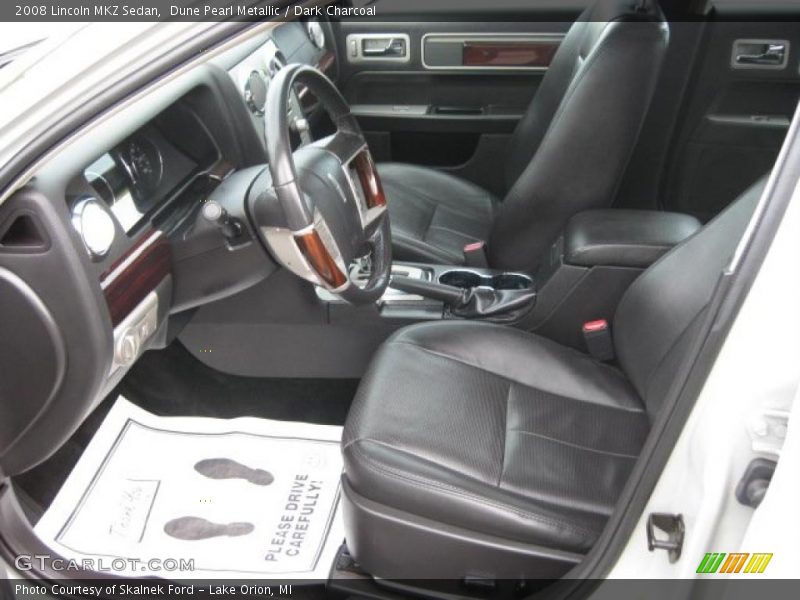 Dune Pearl Metallic / Dark Charcoal 2008 Lincoln MKZ Sedan