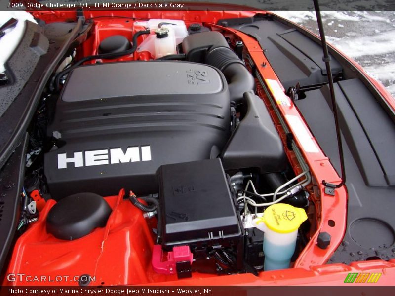 HEMI Orange / Dark Slate Gray 2009 Dodge Challenger R/T