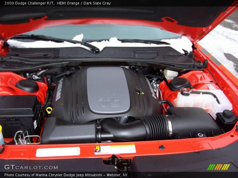 HEMI Orange / Dark Slate Gray 2009 Dodge Challenger R/T