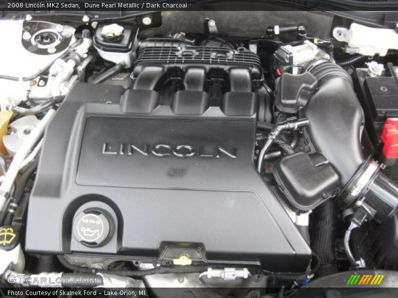 Dune Pearl Metallic / Dark Charcoal 2008 Lincoln MKZ Sedan