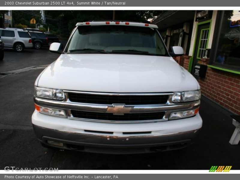 Summit White / Tan/Neutral 2003 Chevrolet Suburban 2500 LT 4x4