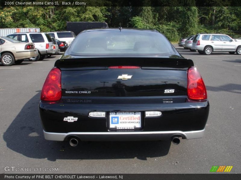 Black / Ebony 2006 Chevrolet Monte Carlo SS