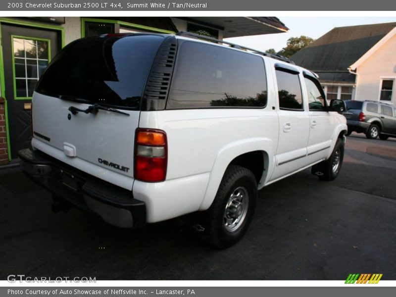 Summit White / Tan/Neutral 2003 Chevrolet Suburban 2500 LT 4x4