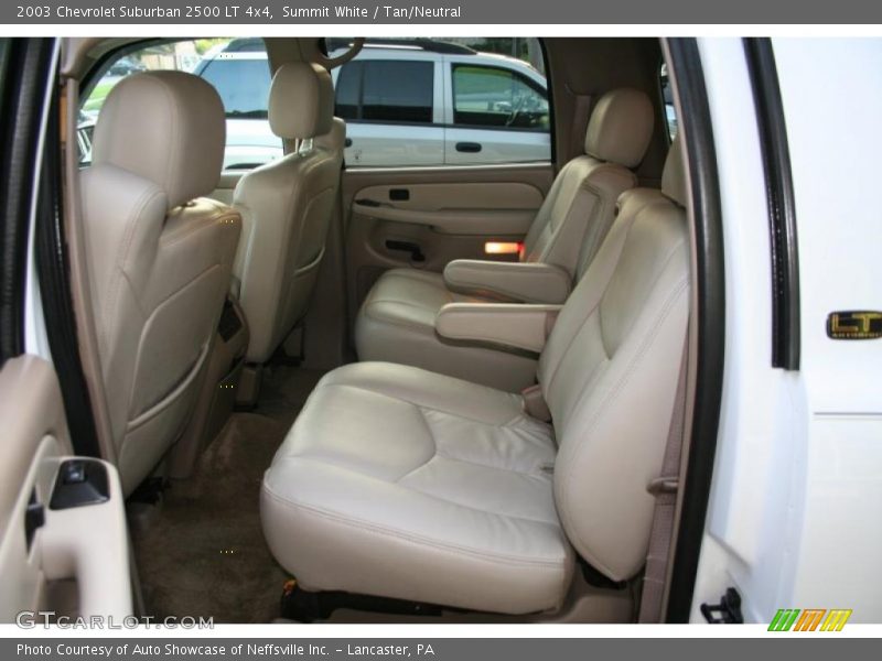 Summit White / Tan/Neutral 2003 Chevrolet Suburban 2500 LT 4x4