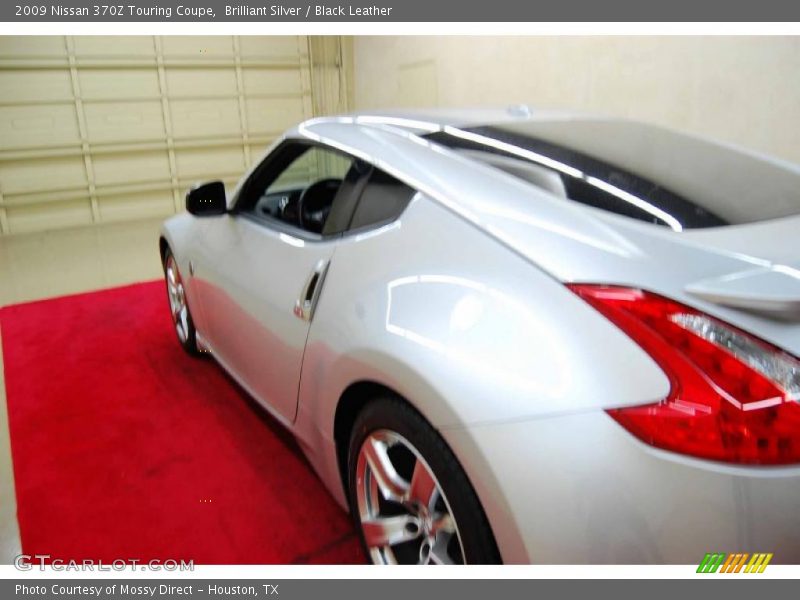 Brilliant Silver / Black Leather 2009 Nissan 370Z Touring Coupe