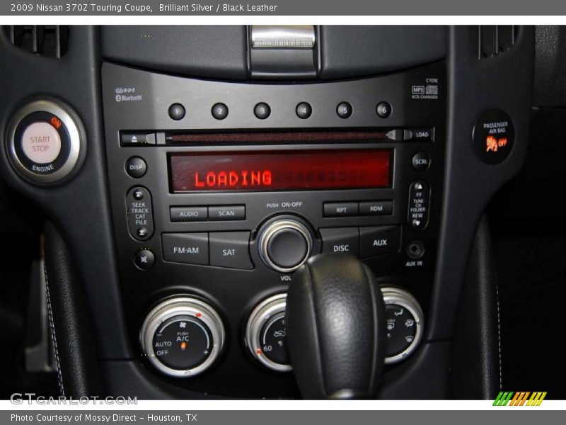 Brilliant Silver / Black Leather 2009 Nissan 370Z Touring Coupe