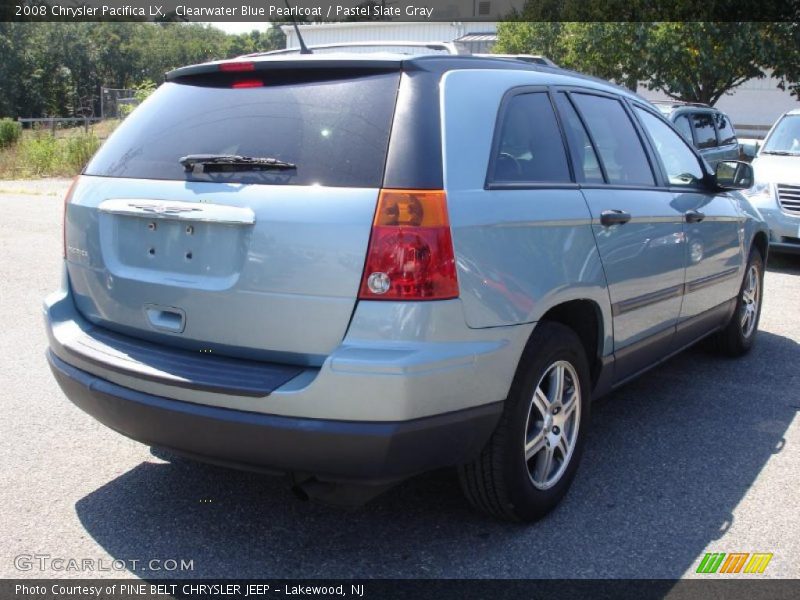 Clearwater Blue Pearlcoat / Pastel Slate Gray 2008 Chrysler Pacifica LX