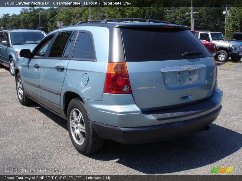 Clearwater Blue Pearlcoat / Pastel Slate Gray 2008 Chrysler Pacifica LX
