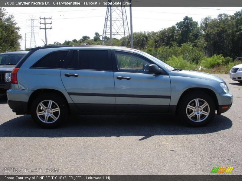 Clearwater Blue Pearlcoat / Pastel Slate Gray 2008 Chrysler Pacifica LX