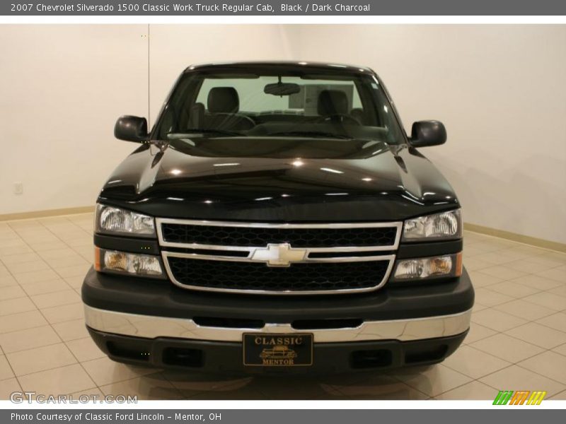 Black / Dark Charcoal 2007 Chevrolet Silverado 1500 Classic Work Truck Regular Cab