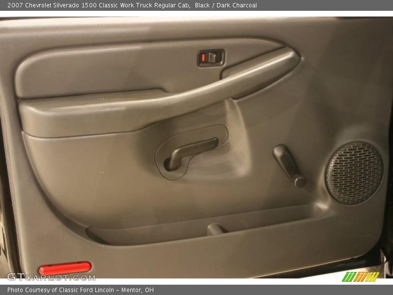 Black / Dark Charcoal 2007 Chevrolet Silverado 1500 Classic Work Truck Regular Cab