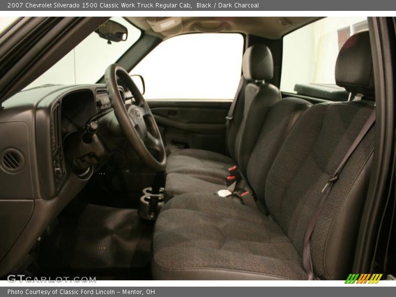 Black / Dark Charcoal 2007 Chevrolet Silverado 1500 Classic Work Truck Regular Cab