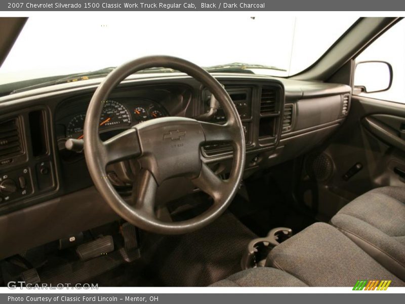 Black / Dark Charcoal 2007 Chevrolet Silverado 1500 Classic Work Truck Regular Cab