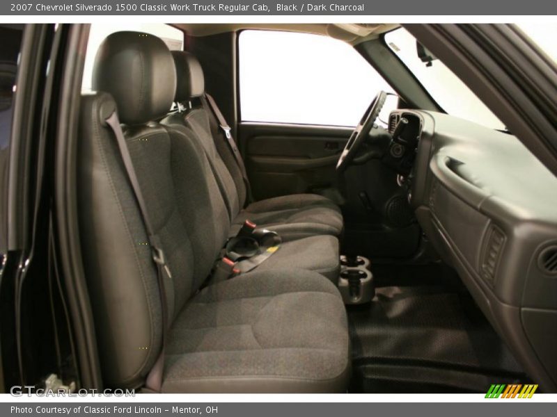 Black / Dark Charcoal 2007 Chevrolet Silverado 1500 Classic Work Truck Regular Cab