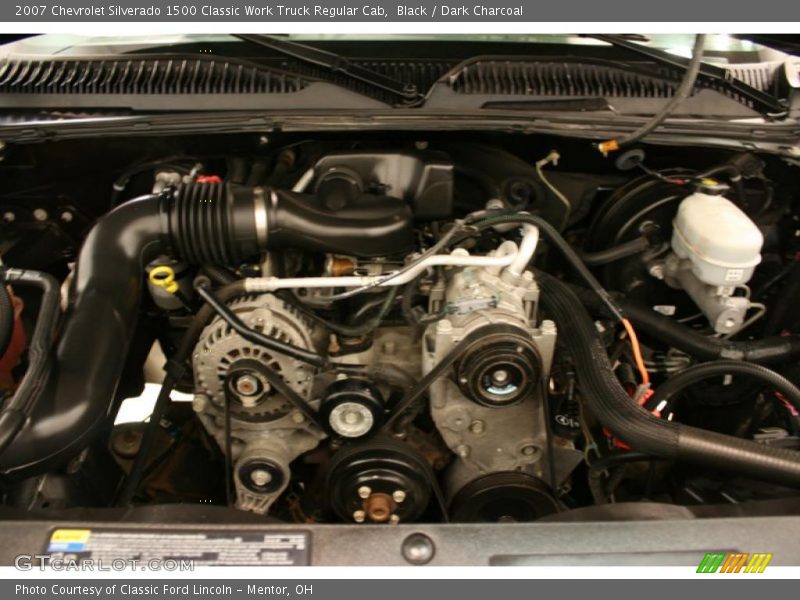 Black / Dark Charcoal 2007 Chevrolet Silverado 1500 Classic Work Truck Regular Cab