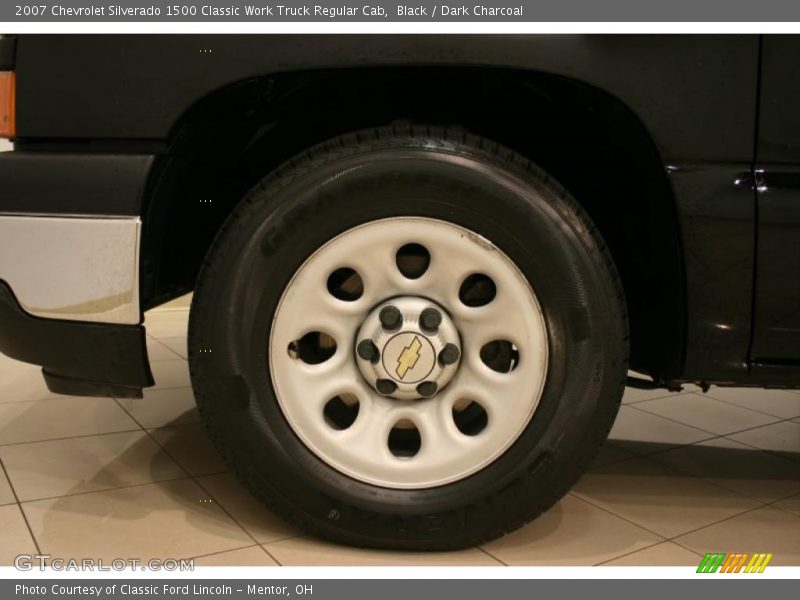 Black / Dark Charcoal 2007 Chevrolet Silverado 1500 Classic Work Truck Regular Cab