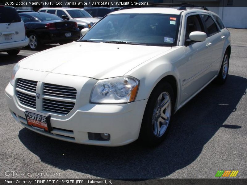 Cool Vanilla White / Dark Slate Gray/Light Graystone 2005 Dodge Magnum R/T