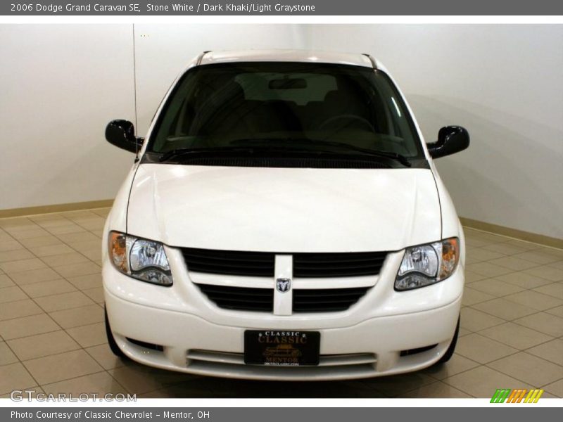 Stone White / Dark Khaki/Light Graystone 2006 Dodge Grand Caravan SE