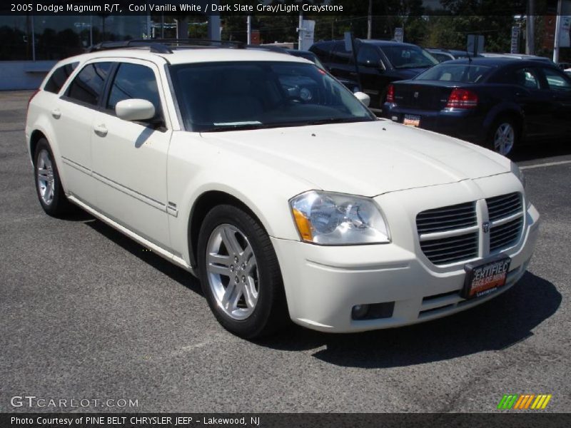 Cool Vanilla White / Dark Slate Gray/Light Graystone 2005 Dodge Magnum R/T