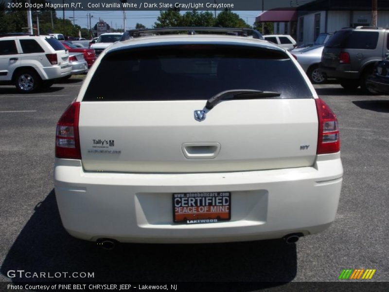 Cool Vanilla White / Dark Slate Gray/Light Graystone 2005 Dodge Magnum R/T
