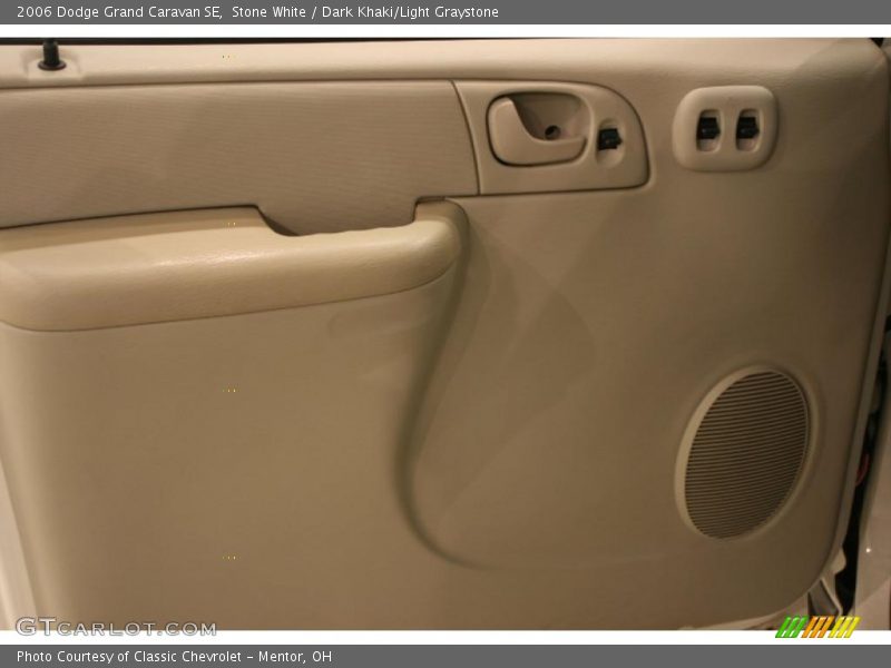 Stone White / Dark Khaki/Light Graystone 2006 Dodge Grand Caravan SE