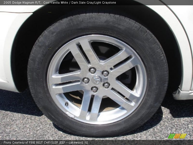 Cool Vanilla White / Dark Slate Gray/Light Graystone 2005 Dodge Magnum R/T