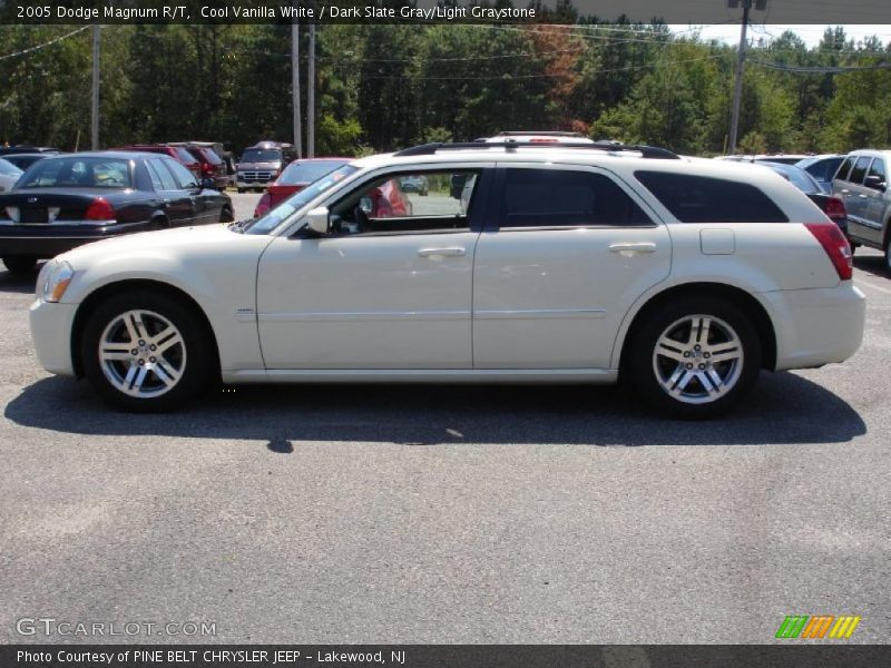 Cool Vanilla White / Dark Slate Gray/Light Graystone 2005 Dodge Magnum R/T
