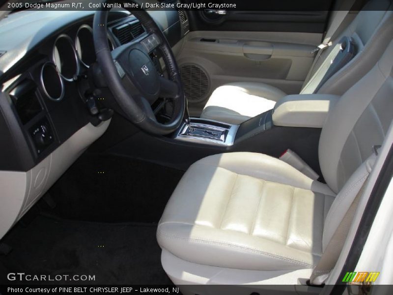 Cool Vanilla White / Dark Slate Gray/Light Graystone 2005 Dodge Magnum R/T