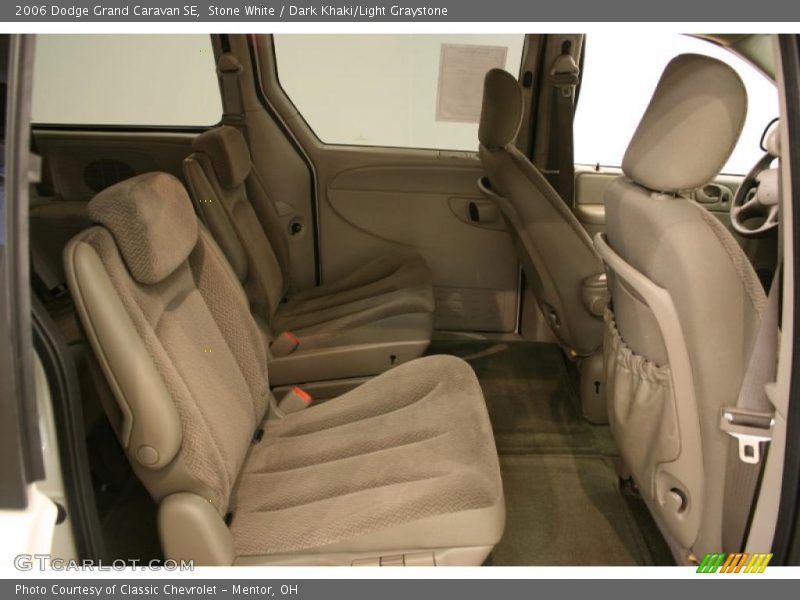 Stone White / Dark Khaki/Light Graystone 2006 Dodge Grand Caravan SE