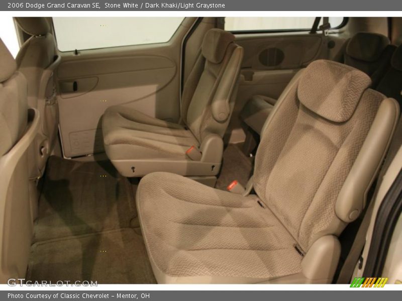 Stone White / Dark Khaki/Light Graystone 2006 Dodge Grand Caravan SE