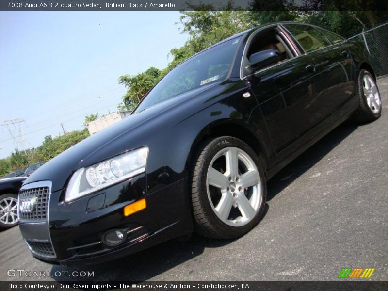 Brilliant Black / Amaretto 2008 Audi A6 3.2 quattro Sedan