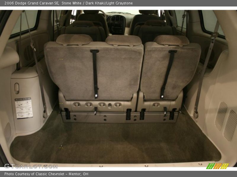 Stone White / Dark Khaki/Light Graystone 2006 Dodge Grand Caravan SE